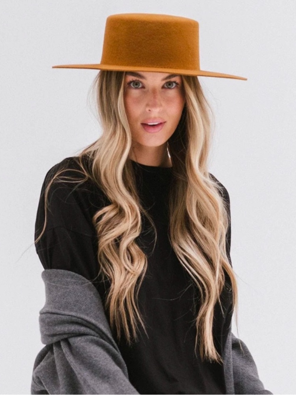 Gigi Pip Dahlia Boater Hat